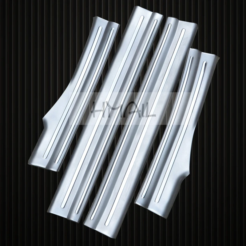 

4PCS stainless steel inner door sill strip for JAC REFINE S5 built-in welcome pedal Scuff Plate body protect Threshold Trim film