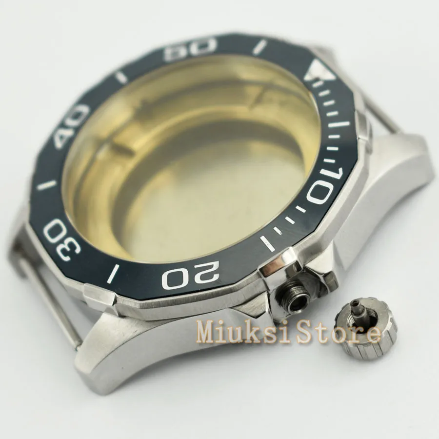 45 мм Футляр для наручных часов подходят часы Parnis Miyota 8205/8215/821A Mingzhu DG 2813/3804 ETA 2836 |