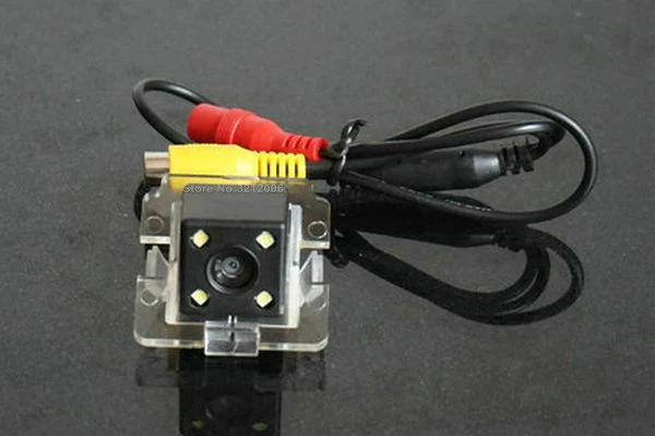 HD CCD rear view Camera back up reverse camera For MITSUBISHI OUTLANDER with 4LED for GPS car dvd player Waterproof Shockproof | Автомобили