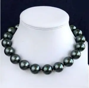 

lady's women's jewelry Rare Huge Charming!12mm South Black Sea Shell Pearl Necklace AAAlady's Jewelry American style