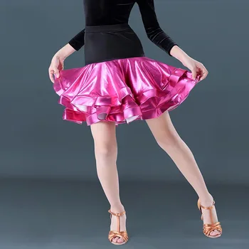

Latin Skirt Children Competition Performance Wear Practice Fishbone Skirts Girls Rumba Salsa Cha Cha Samba Dance Clothes DN3082