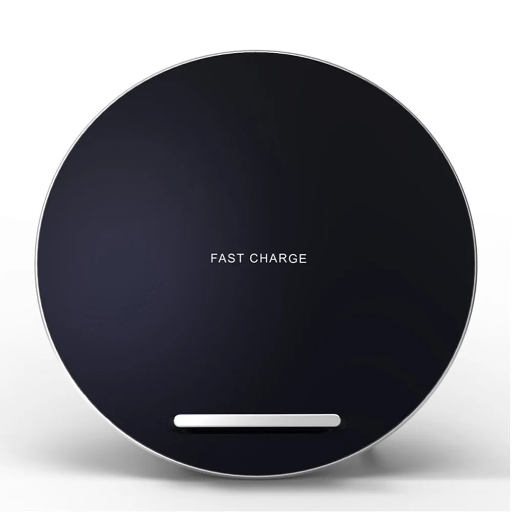 

W7 Wireless Charger Fast Charging For iPhone 8 X 10 Samsung Galaxy S8 Plus Note 8 S7 Edge Desktop Mobile Phone Charging Dock