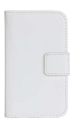 Высококачественный чехол-бумажник из натуральной кожи для htc ONE S, для htc ONE S, кожаный защитный чехол, чехол, защитная оболочка - Цвет: Белый