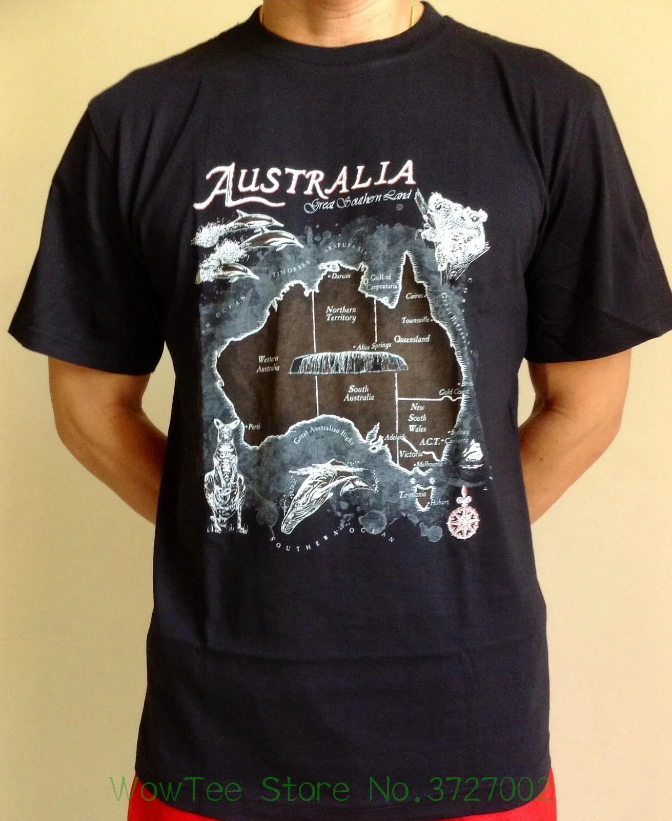 Adults & Teenager Aus T Shirt \