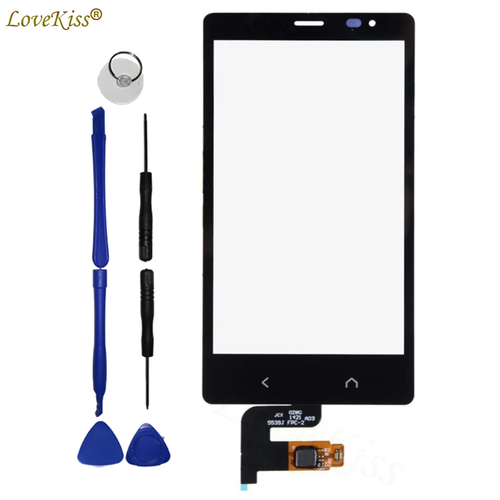 

Touchscreen For Nokia X2 Dual SIM X2DS Front Panel RM-1013 X+ Touch Screen Sensor LCD Display Digitizer Glass Cover Replacement