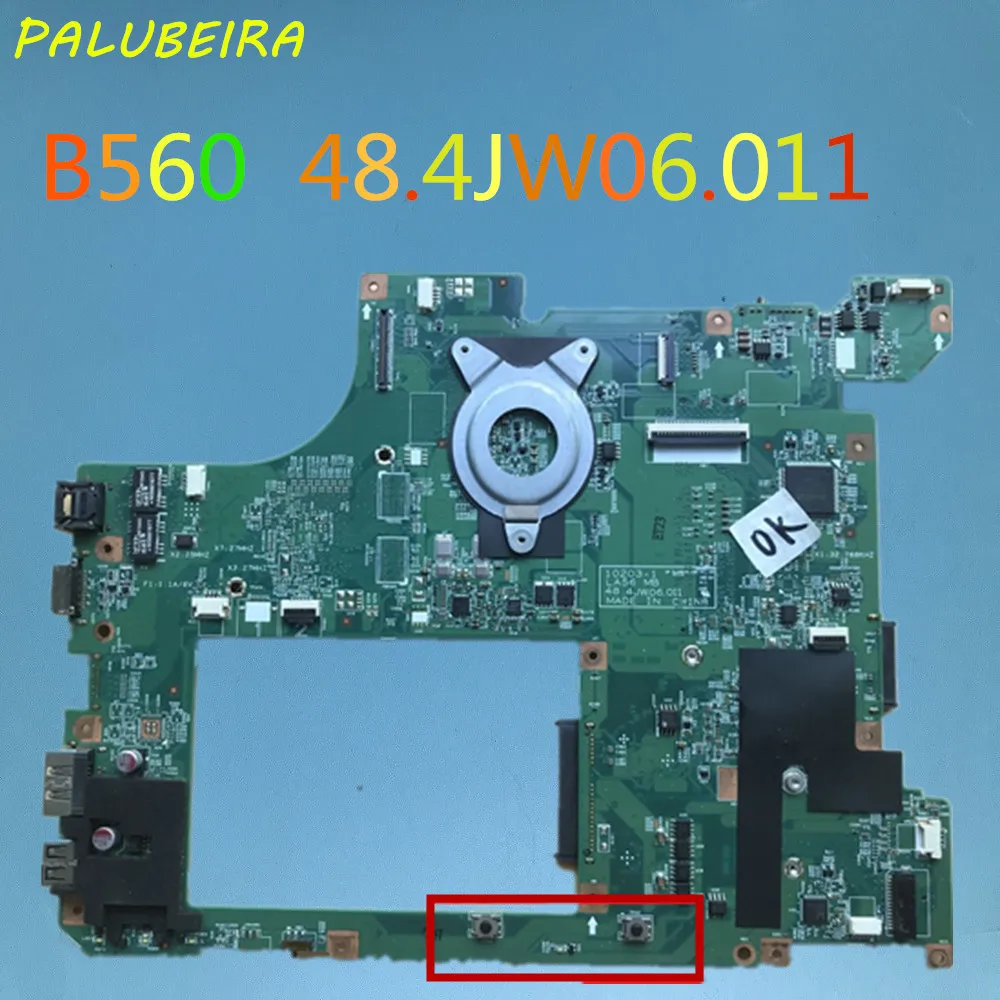 PALUBEIRA 48.4JW06.011 подходит для lenovo B560 Материнская плата ноутбука hm55 полностью Протестирована Работа