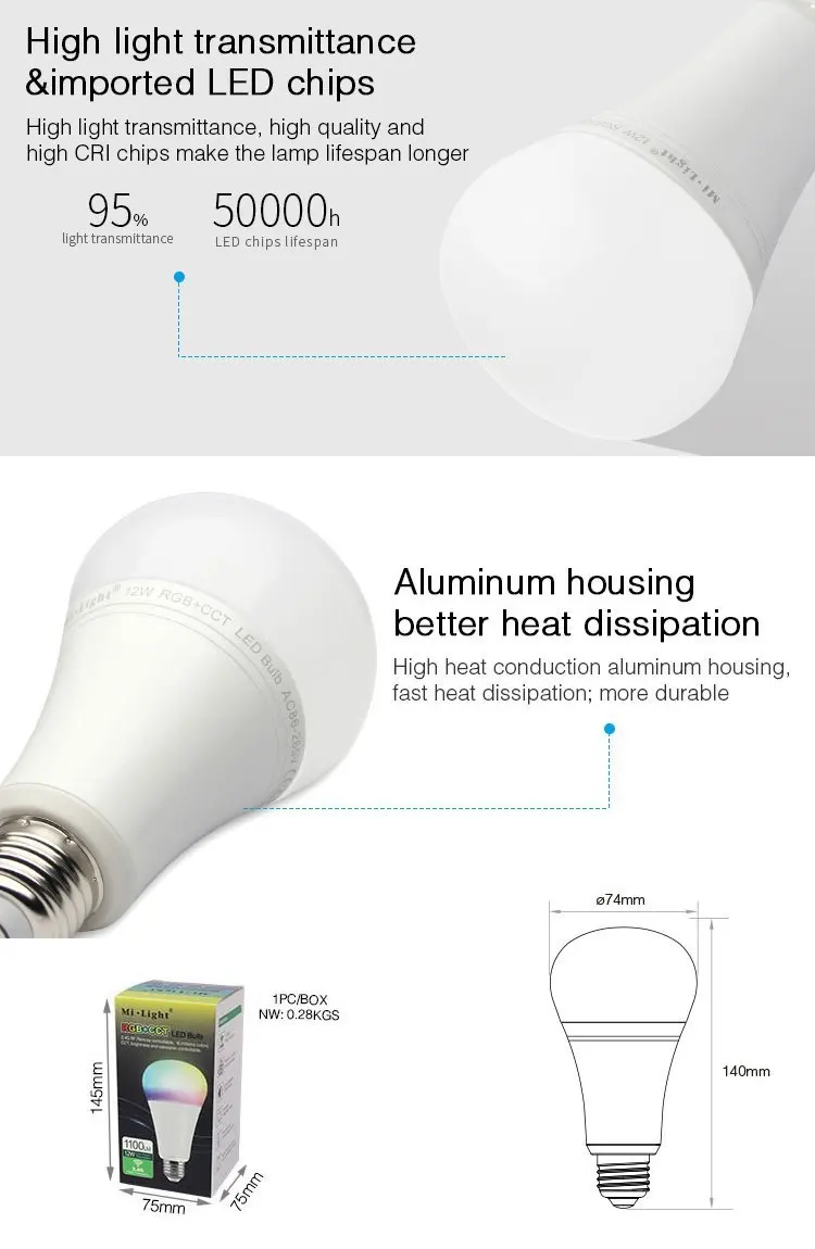 12w rgb cct bulb 6