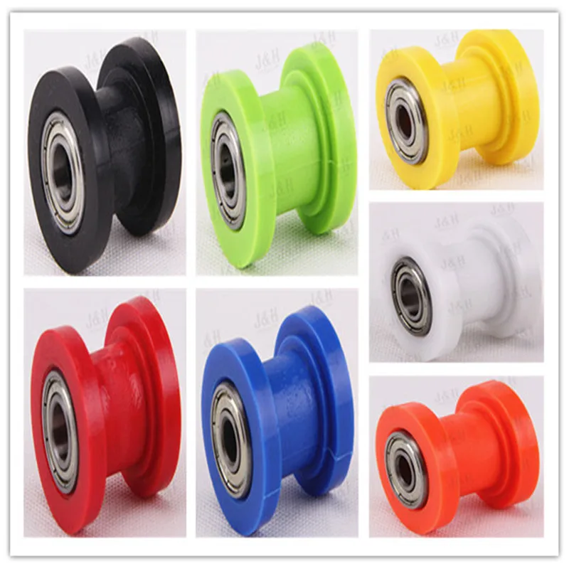 Concave Drive Chain Pulley Roller Slider Tensioner Wheel Guide For Pit