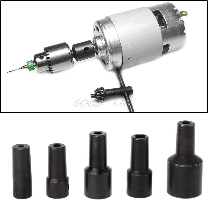 5mm/8mm/10mm/12mm/14mm Motor Shaft Coupler Reducing Sleeve Connector Rod For B12 Drill Chuck Drill Press Applicable