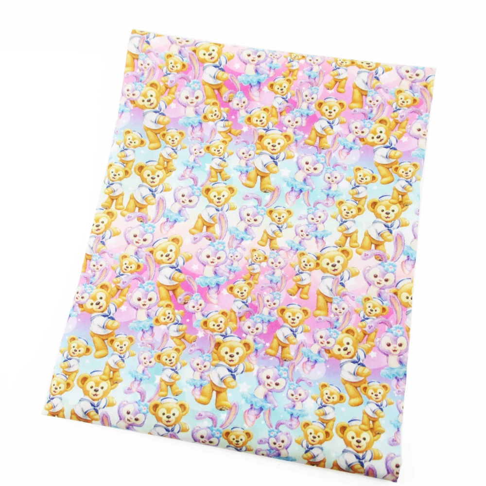 

David accessories 50*145cm cartoon Polyester cotton fabric for Tissue Kids Bedding home textile for Sewing Doll,55767