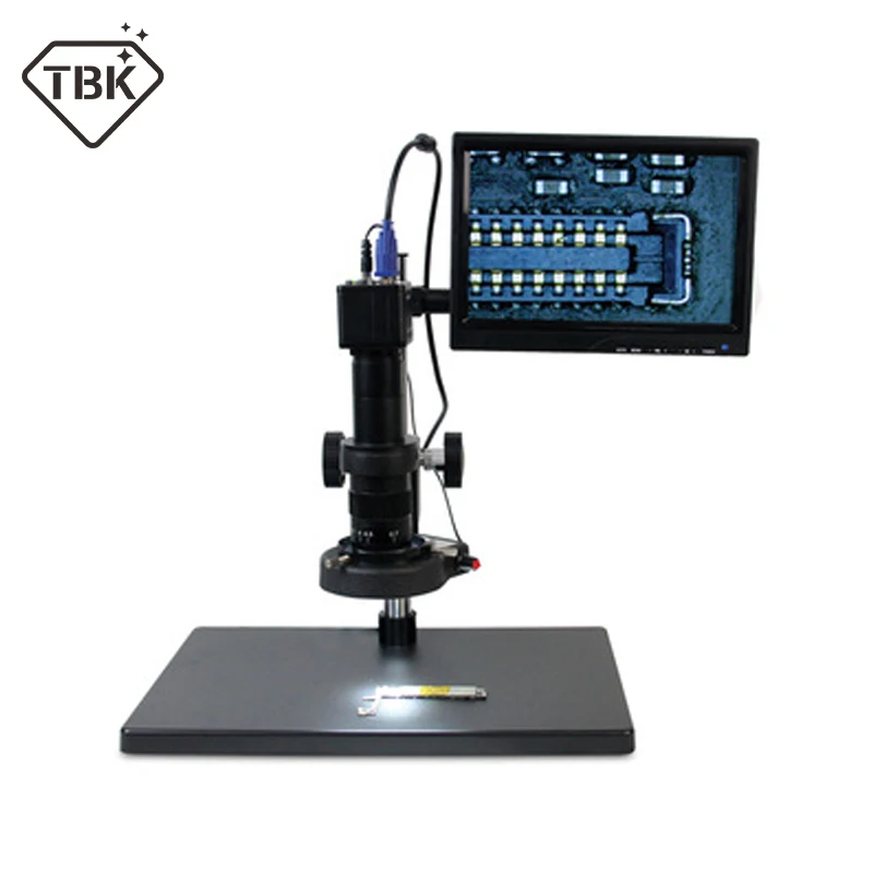  TBK-10A HD 180X Professional Microscope Electronic Display Amplification Magnifier for Iphone BGA C