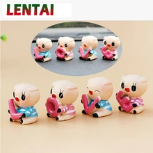 LENTAI 1 комплект автомобиль смолы; Симпатичные тапочки с узором в виде поросенка для укладки волос украшение для BMW E60 E36 E46 E90 E39 E30 F30 F10 F20 X5 E53 E70 E87 E34 E92 м