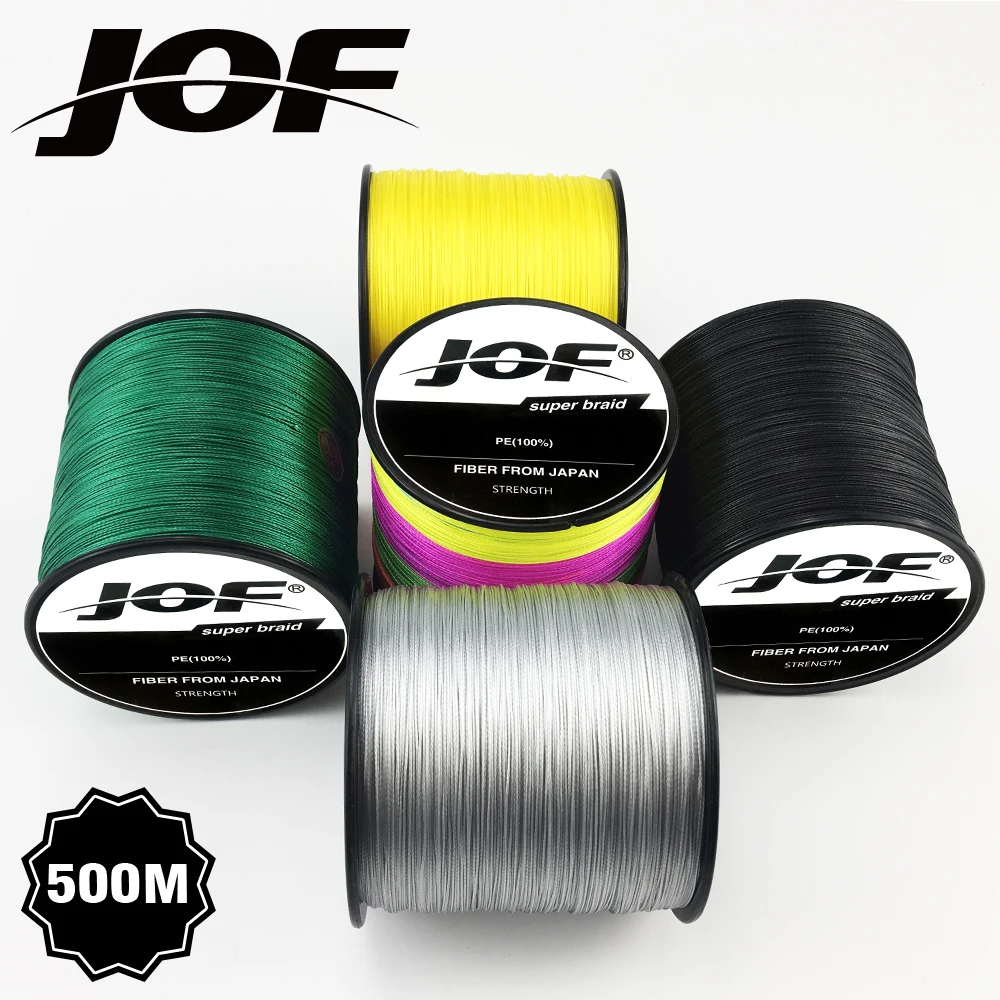

2019 NEW Fishing Line 8 Strands 4 Strands PE Braided 500 Meters Multifilament Fishing Line Rope peche carpe Wire