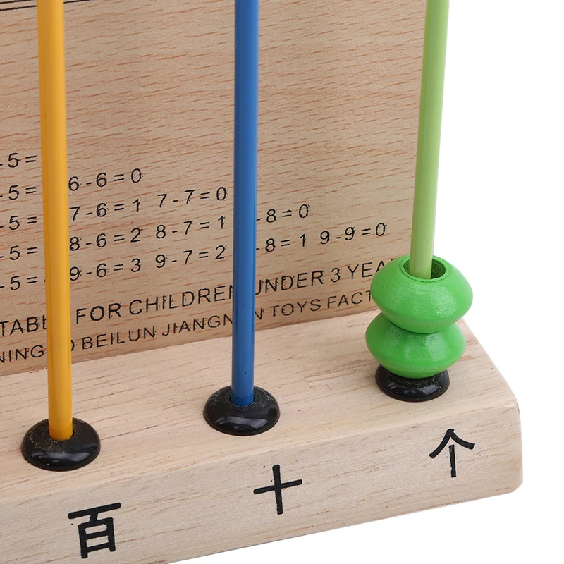 Пять рядов вычисления стойки игрушечные счеты деревянный обучения Образование математические игрушки для детей красочный математической