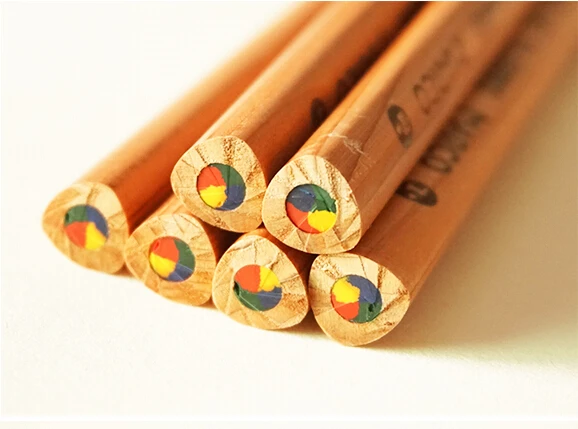 

MARCO 6403 Magic Multi Color Rainbow Swirl Colored Pencils pencil 4 colour on one