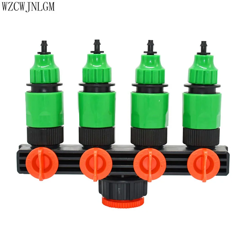 Garden Irrigation 4 Way TapGarden Irrigation Hose Splitter 4/7 or 8/11