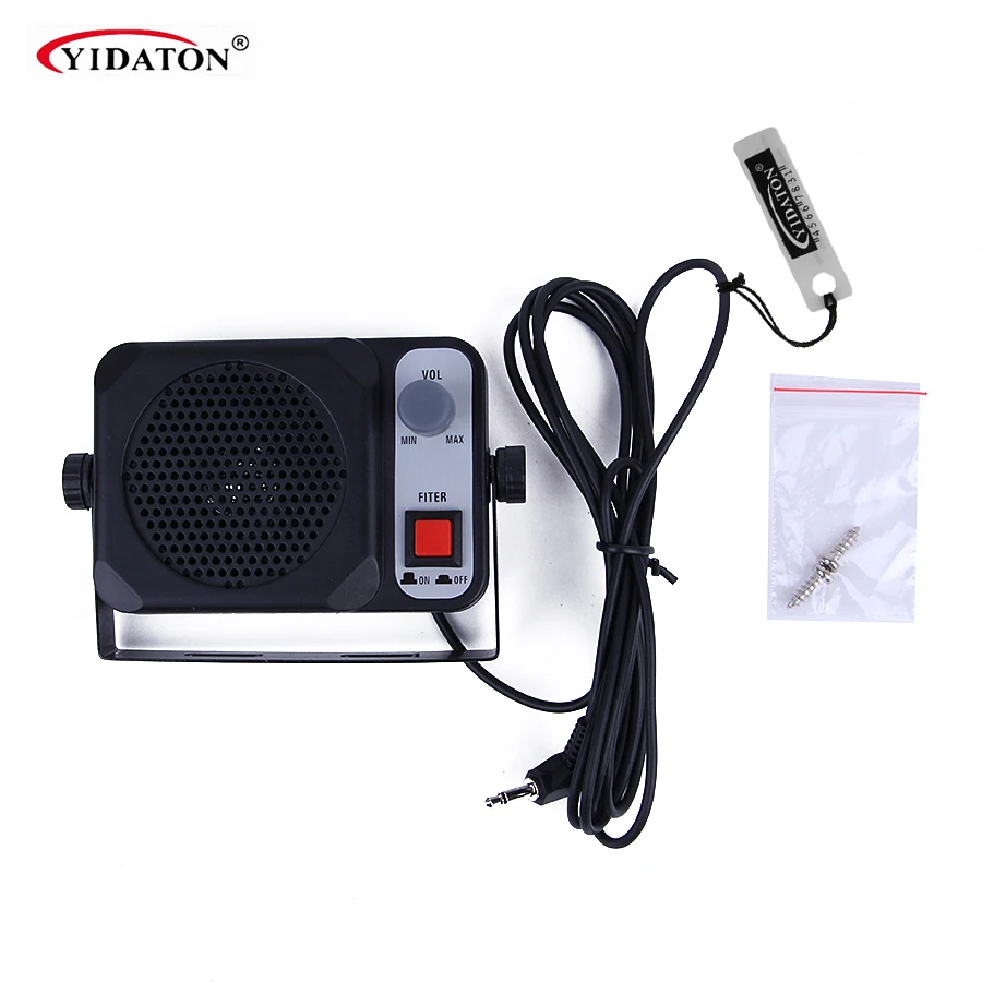 

Mini Speaker For Two Way Radio Heavy Duty for TS-650 3.5mm Jack Car Audio Loudspeaker for KENWOOD YAESU