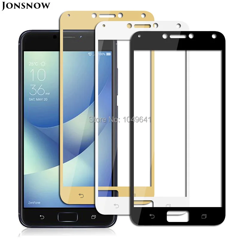 Закаленное стекло для Asus Zenfone 4 Max ZC554KL 9H 2D Полное покрытие экрана Взрывозащищенная