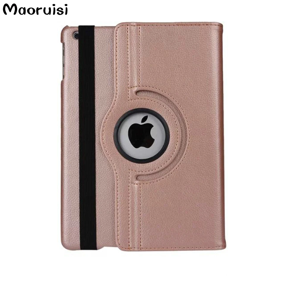 

Case for iPad Mini 4 Flip 360 Degree Rotating Stand PU Leather Smart Cover for Apple iPad Mini 4 Funda Coque+Film Gift