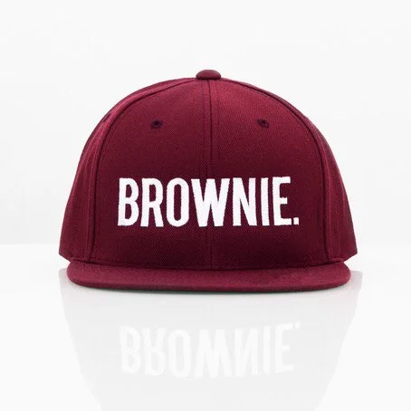 BLONDIE BROWNIE Бургундия горячая Распродажа Снэпбэк шляпы Хлопок Акрил женские подарки для нее красные бейсболки хип-хоп Регулируемые - Цвет: BROWNIE  RED