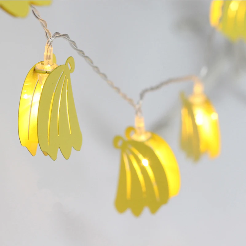 Banana String Lights 1.5M 10 LED Fairy String Lights Battery Operated