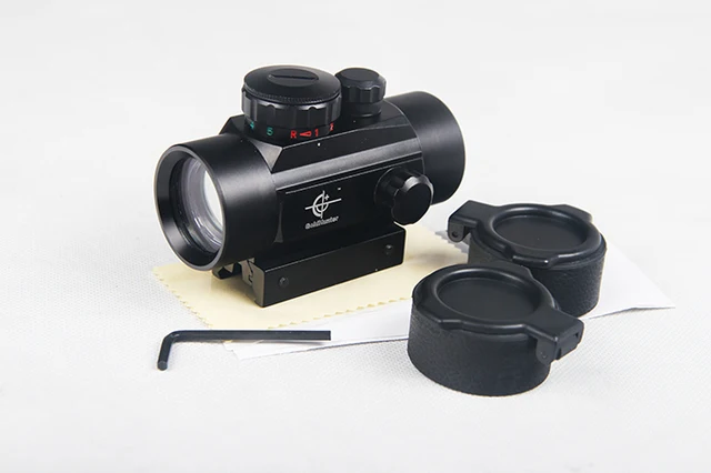 Táctico militar caza de Vista holográfico 1x40mm Airsoft Cruz Hari rojo-Dot-vista Rifle encuentro 11 y 20mm Montaje en carril - Imagen 3