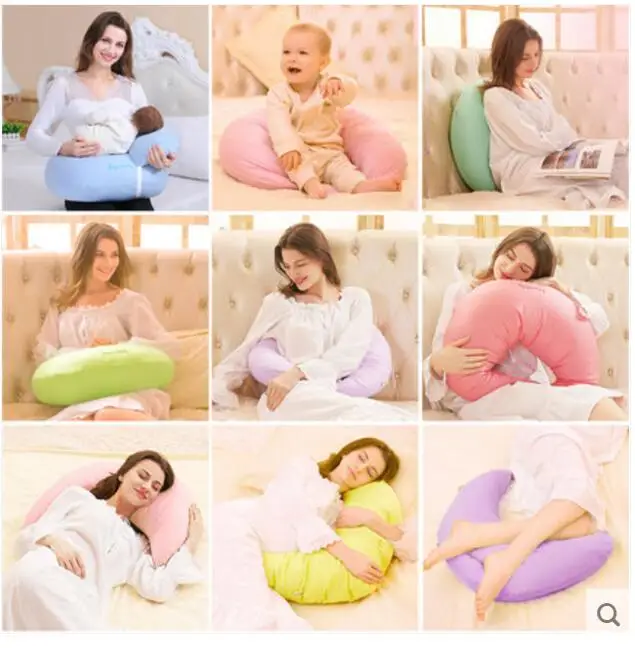 

9 Colors 1 Piece Luxury Durable Multi-fuction Breastfeeding Pillow Feeding Pad Pillow Backrest Mat T01