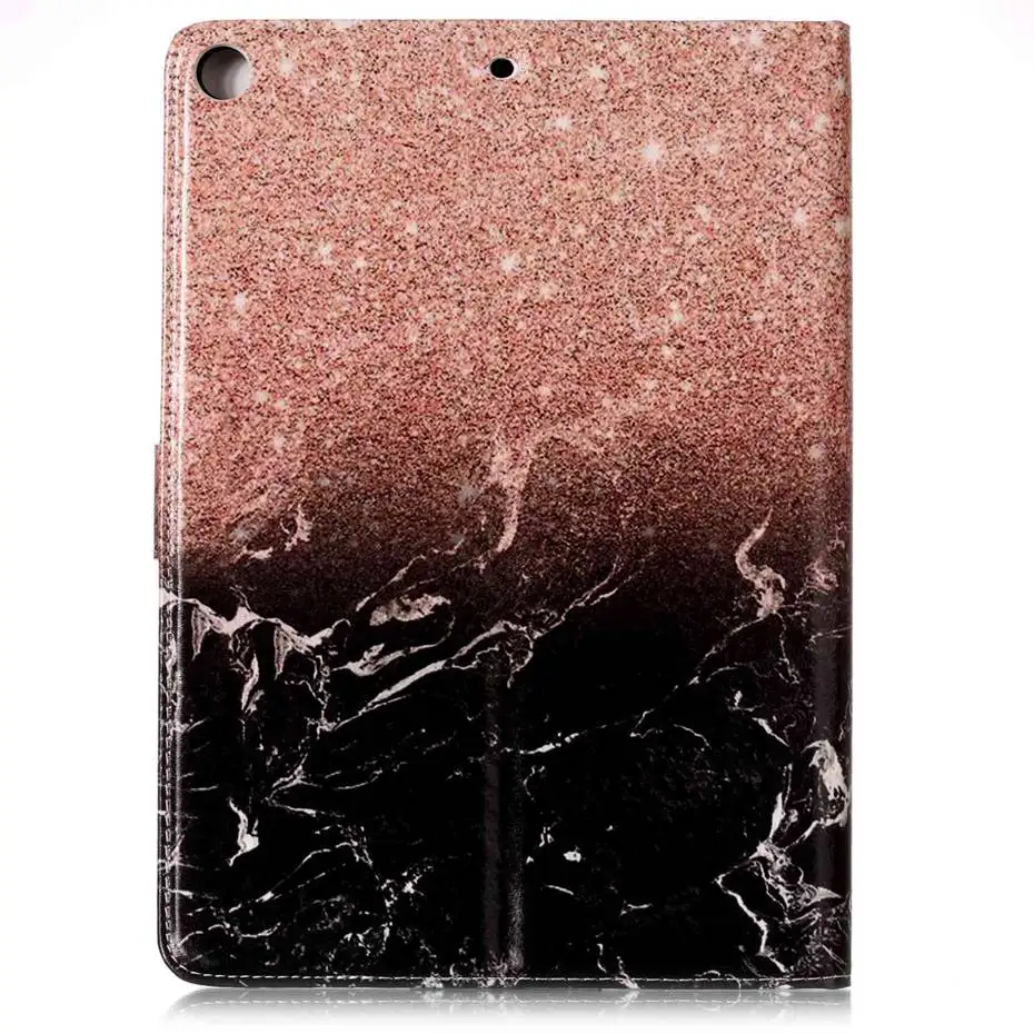 Для Apple ipad 9,7 Чехол Из Мраморной кожи с подставкой защитный ковер ТПУ с пряжкой для ipad 9,7 дюймов A1822 A1823