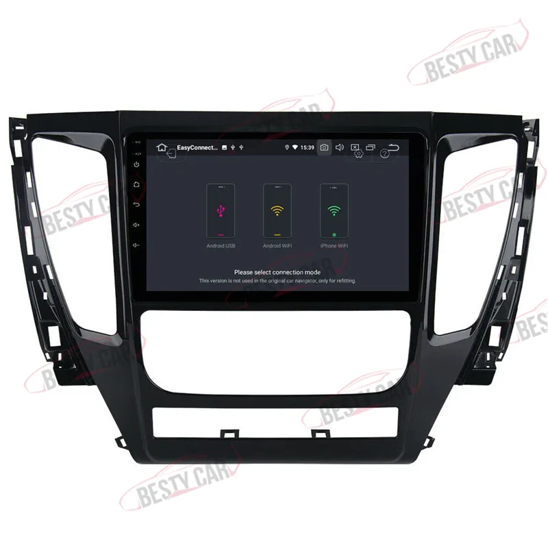 Perfect 9" Android 9.0 Car Multimedia Player GPS Stereo for Mitsubishi Pajero 2017 2018 Navigation Head Unit Radio DSP 2.5D+IPS 5