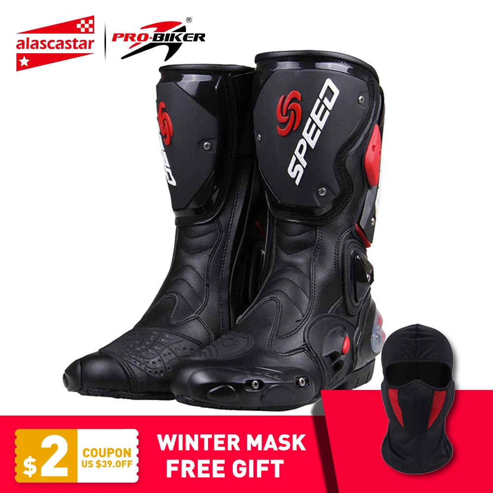 

PRO-BIKER SPEED BIKERS Motorcycle Boots Moto Racing Motocross Off-Road Motorbike Motorcycle Shoes Botas Moto Botas Riding Boots