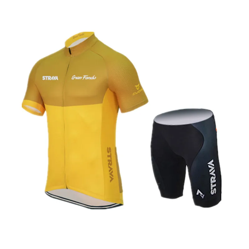 STRAVA, набор Джерси для велоспорта, летняя одежда для горного велосипеда, профессиональная одежда для велоспорта, Джерси, спортивная одежда, костюм, Майо, Ropa Ciclismo - Цвет: Shorts suit