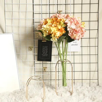 

10Pcs/lot Silk flowers hydrangea diy gift wedding decor christmas home fake floristics farmhouse decor artificial flowers wreath