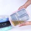GLANYOMI 304 Stainless Steel Lunch Box with Compartments Microwave Bento Box For Kids Children School Picnic Food Container ► Photo 3/6