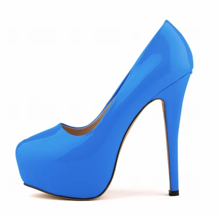 LOSLANDIFEN Platform Pumps Women Sexy Extremely High Heels Shoes Bridal Stiletto Red Ladies Wedding Party Shoes