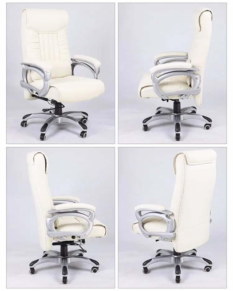 White Color Rotation Office Chair Lifting Stool Bank American