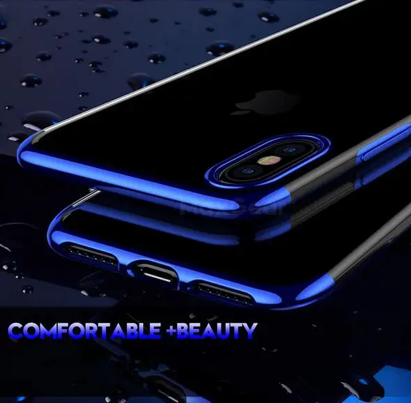 Чехол для Apple iphone 9 Plus 6 1 5 роскошные мягкие силиконовые чехлы 6S 7 8 X XS чехлы|Бамперы|