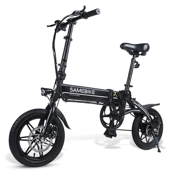 

14 Inch Folding Electric Bike Power Assist Electric Bicycle E-Bike Scooter 250W Motor MTB Mountain Bike Motorbicycle