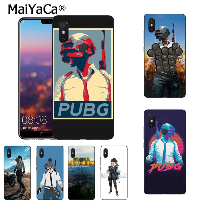 Милый чехол для телефона MaiYaCa pubg xiaomi mi 8 se 6 note2 note3 redmi 5 plus note4 5|Бамперы| |