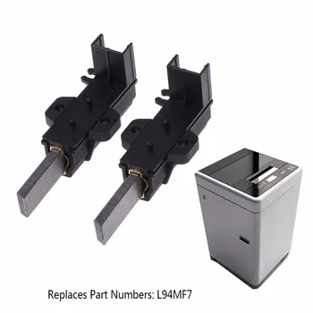 

2Pcs/set Washing Machine Motor Carbon Brushes L94MF7 With Housing