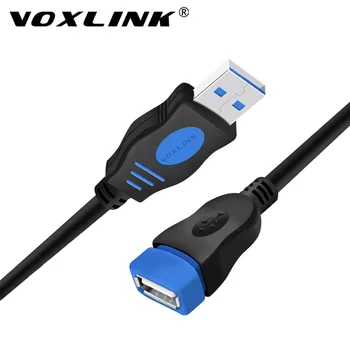 

VOXLINK USB 2.0 Extension Cable For PC Laptop Male to Female USB Charging Sync Data Extend Cable 1M 1.8M 3M 5M