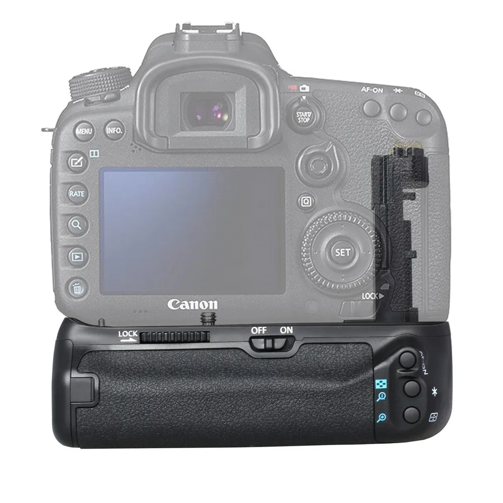 Capsaver Вертикальная Батарейная ручка для Canon 7D Mark II 7D2 7D II камера Замена BG-E16 мульти-мощность Батарея держатель работает с LE-E6