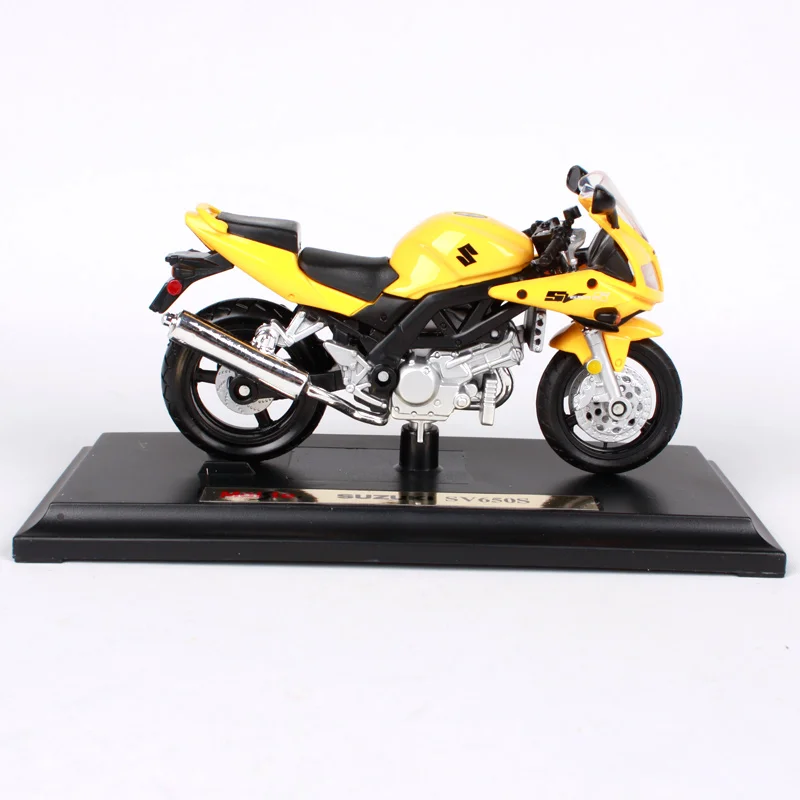 Модель мотоцикла MAISTO 1:18 SUZUKI SV650S игрушка из литая под давлением новая в коробке