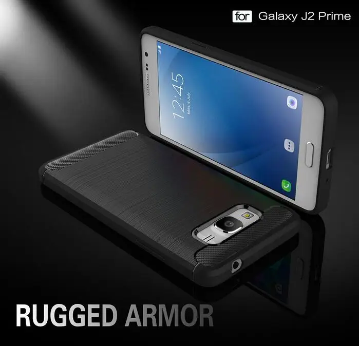 

Case For Samsung J2 Prime Cover Shockproof Silicone Brushed Style For Samsung Galaxy J2 Prime / Grand Prime Plus / SM-G532 Bag