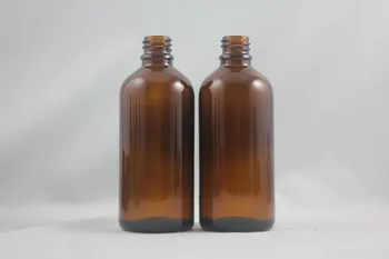 

100ml brown Glass Essential Oil Bottle Without any cap,could match with sprayer/pump/dropper cap,glass container,18mm
