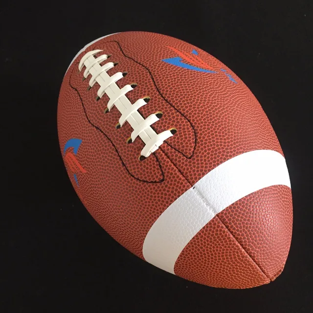 ActEarlier Sports Balls Official Size 9 American Football Rugby Ball PU leather Rugby For Training Gift Entertainment Kids Toy