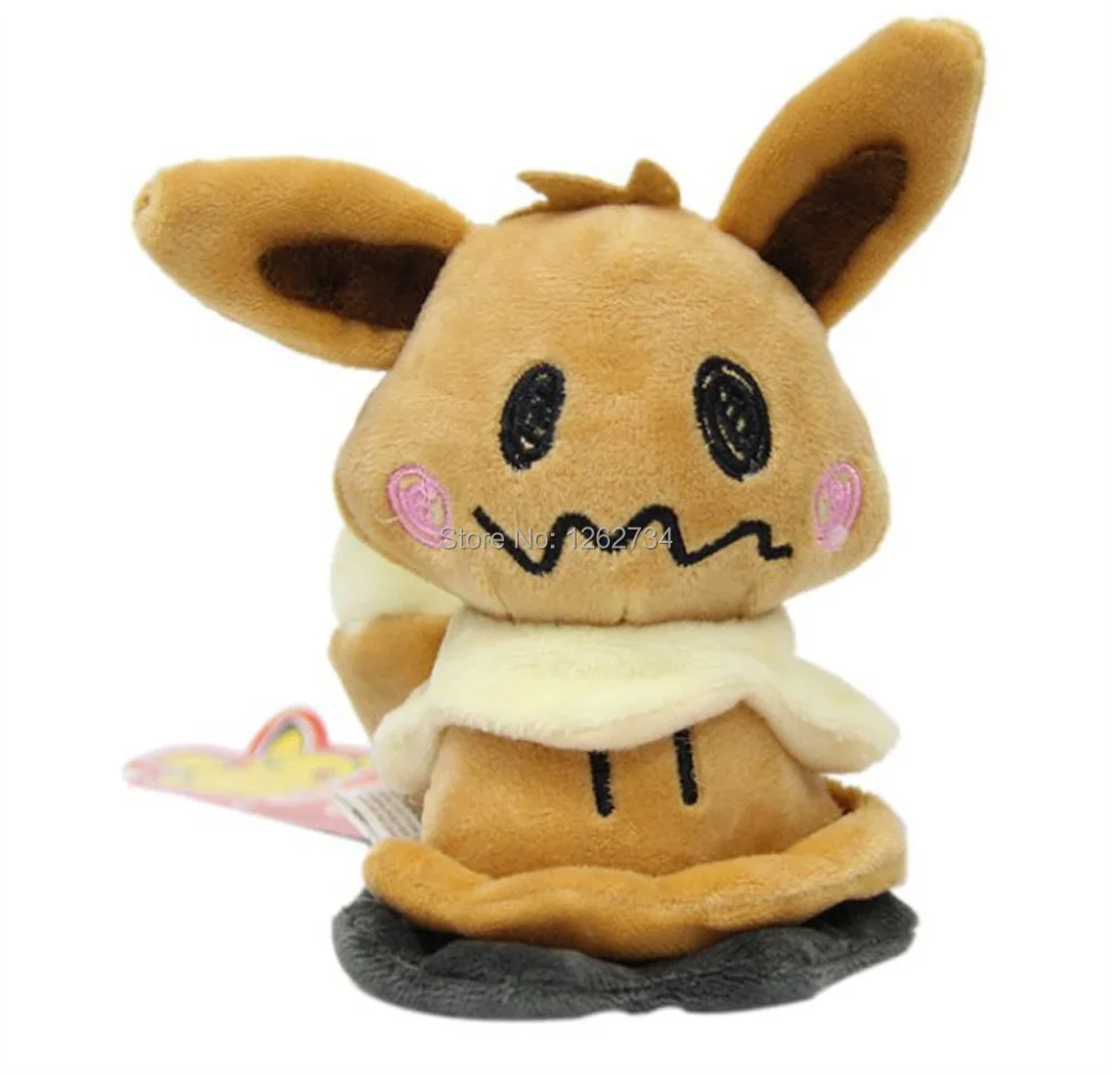 10/лот 7 видов стилей Sylveon Eevee Umbreon Flareon vaporion Jolteon Espeon Cosplay Mimikyu 4 &quotплюшевый брелок в