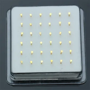 

925 Sterling Silver star Nose stud nose jewelry Piercing nariz nostril jewelry