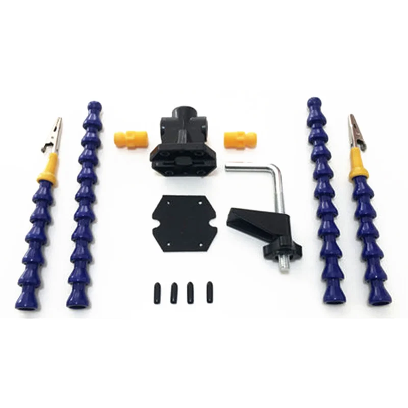 

Portable Soldering Helping Hands Tool Kit Flexible Nylon Arms Tool Helping Hands Soldering DIY Third Hand Tool