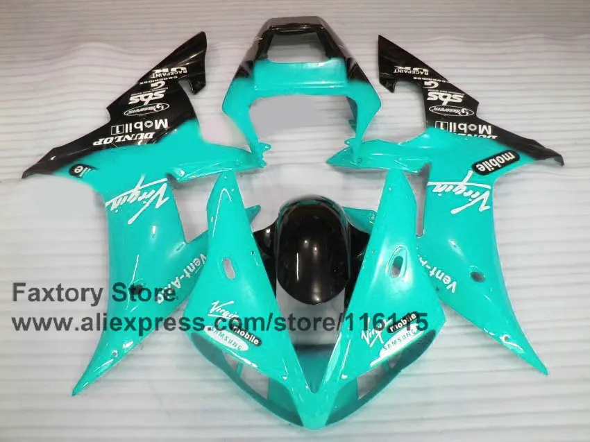 MOTOMARTS мотор 100% Полный Инжекционный комплект обтекателей для YAMAHA 2002 R1 2003 YZF 02 03