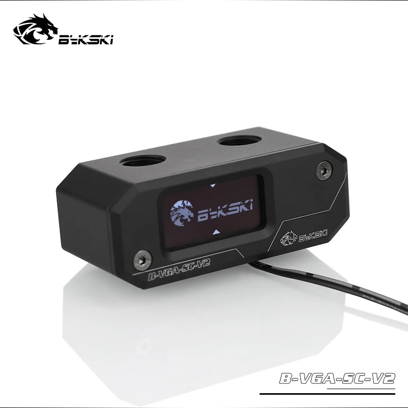 

Bykski B-VGA-SC-V2 GPU Block Connection Module with Temperature Display